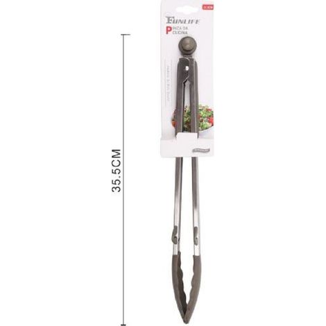 TRADE SHOP - Pinza Per Barbecue Alimenti Richiudibile Sistema Di Blocaggio In Silicone 50598 - (1/5)
