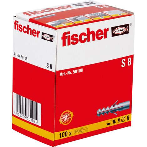 Cheville à expansion S 8 / Boîte de 100 (1/5)