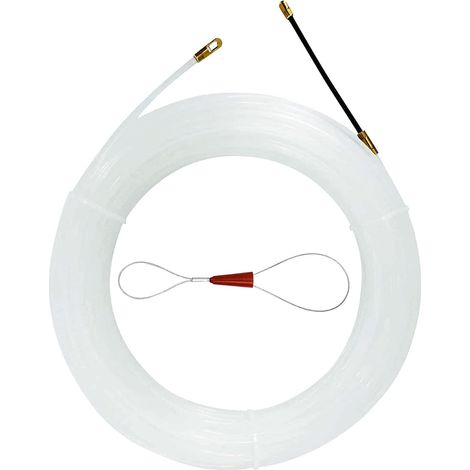 Tire Fils Électrique Aiguille Nylon – 20m, Tête Flexible Guidage (1/5)