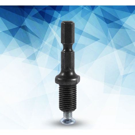 Bohrfutteradapter für Hammerbohrmaschinen, 3/8"-24UNF-Gewinde mit Schraube, Sechskantschaft