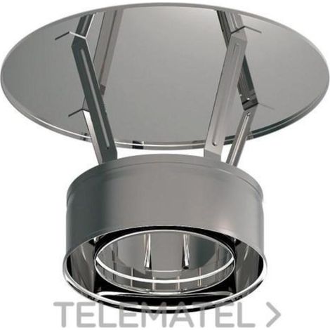 ROS sombrerete antilluvia 200 doble p 2700277 ros , Sombrerete Antilluvia 200 Doble Pared 2700277 de la marca Ros Chimney.