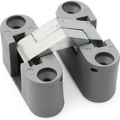 HERRAJES ALK kapa bisagra de mesa invisible acabado gris , Las bisagras invisibles están diseñadas para mantenerse completamente ocultas, esto con el propósito de articular las (1/2)