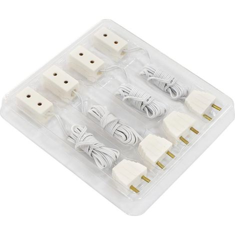 Lot de 4 douilles de transformateur décoratives pour lampe de maison de poupée à l'échelle 1/12 (1/5)