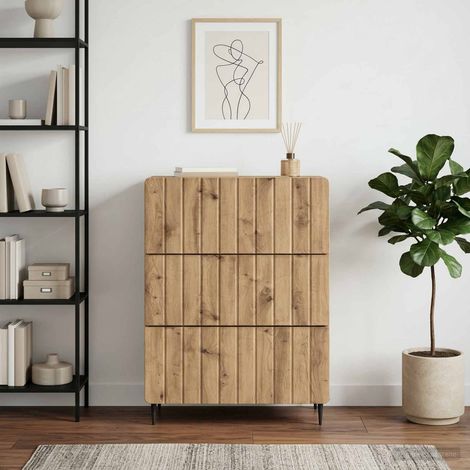 vidaXL Armoire à tiroirs 66 x 34,5 x 92 cm Bois d'ingénierie (1/5)