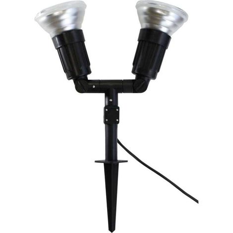 Megatron MT70814 Cappi 2 Lampe de jardin E27 noir – D022992 – Éclairage extérieur design pour terrasse ou allée (1/3)