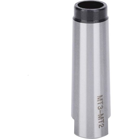 Manchon conique Morse, manchon moyen Adaptateur cône MT3 à MT2 manchon de mandrin de réduction pour fraisage au tour, précision 0,015 mm, dureté 50 HRC (1/5)