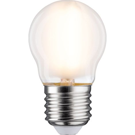 Paulmann 28656 Lampadina LED filamento a goccia 6,5 Watt lampadina classica opaco 2700 K bianco caldo E27 (1/4)
