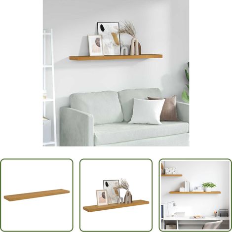 Rangement intérieur -  Étagère Murale Beige 120 x 23,5 x 4 cm Bois d'ingénierie (1/5)
