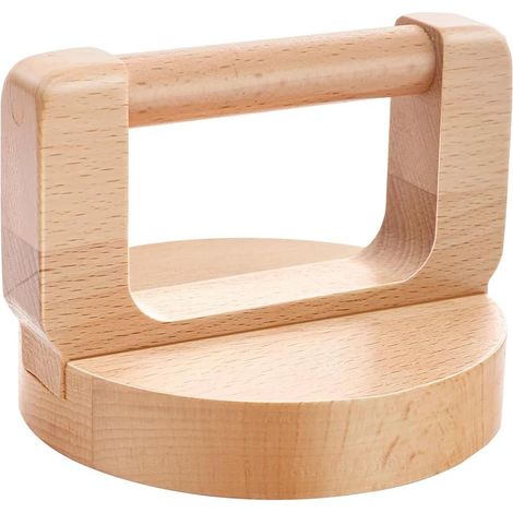 Holzgravurwerkzeug – 1 Stück – Naturholz – Gleichmäßiger Druck – Linolschnitt und Scrapbooking – 10 cm (1/5)
