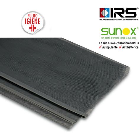 Rete Ricambio Zanzariera Finestra Verticale Avvolgibile Antibatterica Sunox IRS - Dimensione: 140 x 250 cm