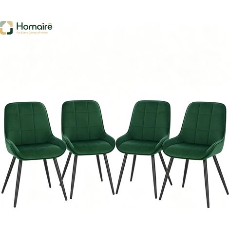 Dunkelgrüner Gartenstuhl aus Metall 43 x 52,5 x 81,5 cm HOMAIRE (1/5)