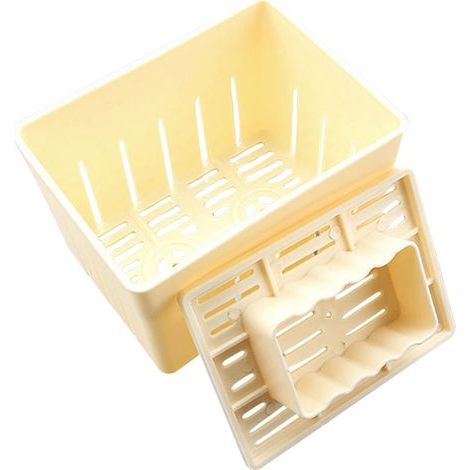 Tofuform aus Kunststoff zur Herstellung von hausgemachtem Tofu, Tofuform-Set, einfach zu bedienendes Küchenutensil (1/5)
