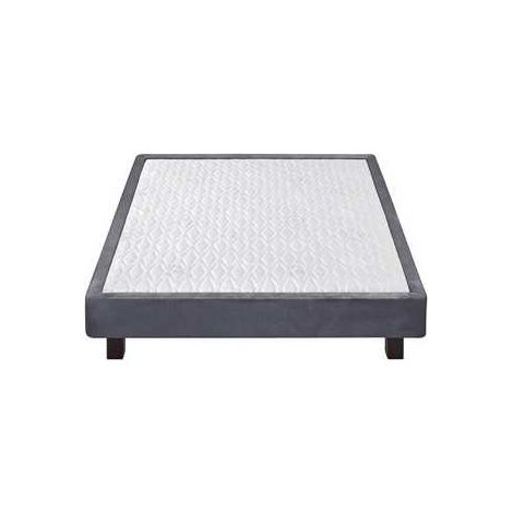 Epeda CELEST GANT sommier tapissier 2 x 90 x 200 cm gris anthracite zone bassin renforcée