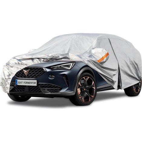 Vollgarage Autoabdeckung wasserdicht atmungsaktiv für Seat/Cupra Formentor (2020-2025) Silber (1/5)