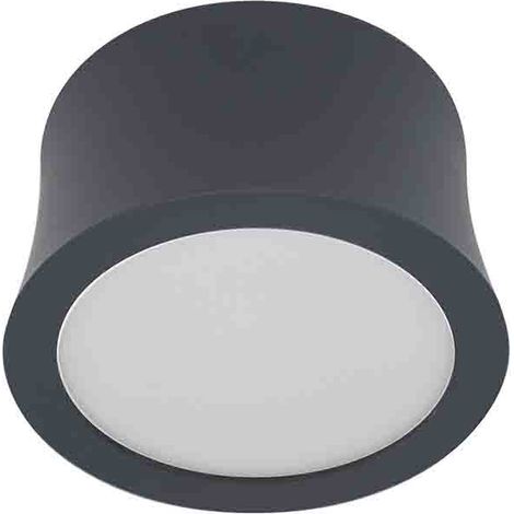 Mantra Foco LED GOWER Arena, blanco/negro con color de luz a elegir 3000K 520 Lm/ 4000K 560 Lm (1/2)
