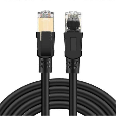 Cavo Ethernet Cat 8 ad alta velocità 40 Gbps 2000 MHz SFTP Internet Rete LAN Cavi di rete (1/4)