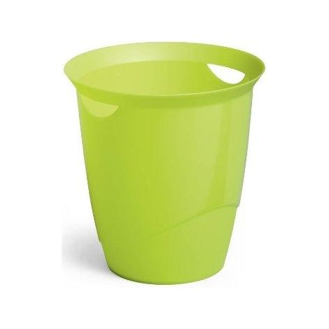 Durable Trend papelera redonda verde 16L