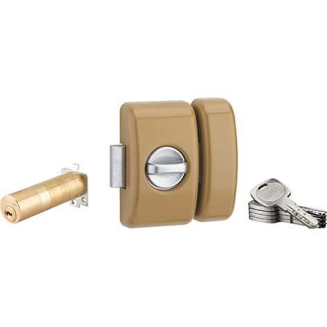 THIRARD - Verrou universel Transit 2 ajustable, bronze, 5 clés - THIRARD