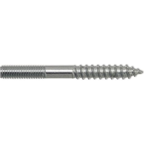 Stockschrauben M6 Doppelkopfschrauben (Holzschrauben) 6x60 mm TX15 verzinkt
