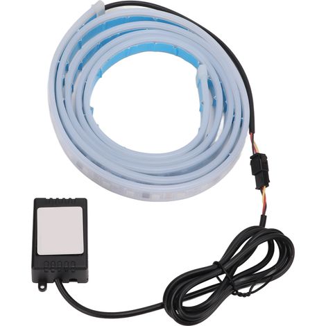 70-Zoll-LED-Streifen für die Motorhaube, 12 V RGB, wasserdicht, mehrfarbig, App-Steuerung, Fahrzeugaußenbeleuchtung