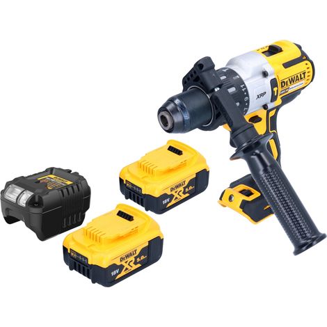 Trapano a percussione a batteria DeWalt DCD 996 D1 18 V 95 Nm senza spazzole + 1x batteria ricaricabile 2,0 Ah + caricabatterie