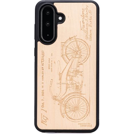 Custodia in legno Bewood per Samsung Galaxy A56 5G HARLEY PATENT ANIEGRE (1/5)