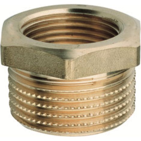 Gewindefitting Messing Fitting Reduzierung FP Pattaroni F593 1/4"Fx3/8"M