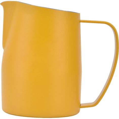 Pitcher à lait à bec pointu 450ml, revêtement PTFE antiadhésif pour mousse de lait, idéal machine à café et café (1/5)