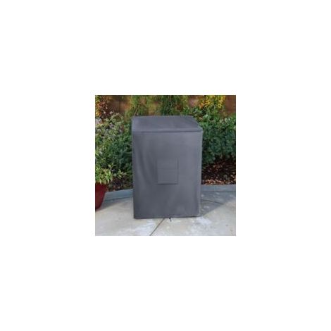 Tapa horizontal para congelador de 55,88 x 63,5 x 85,09 cm, funda protectora impermeable para congeladores verticales, apta para patios, jardines, balcones y terrazas (gris). - Crezuo (1/4)