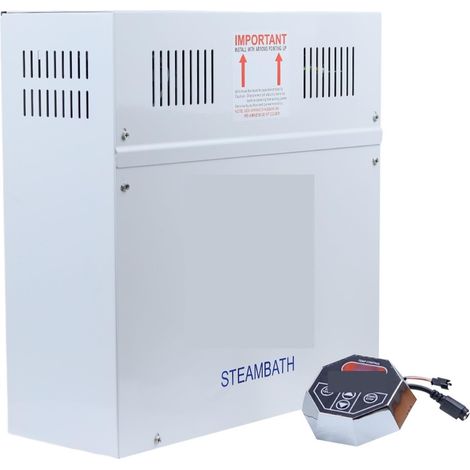 Poêle de sauna Poêle de sauna électrique, Générateur de vapeur 9kw for douche, Machine à vapeur domestique, équipement de Sauna, bain de vapeur, SPA, douche à vapeur avec contrôleur numérique Chauffe- (1/5)