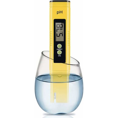 pH-mètre numérique, pH-mètre 0,01 pH, testeur de qualité de l'eau de haute précision avec plage de mesure de pH 0-14 (1/5)