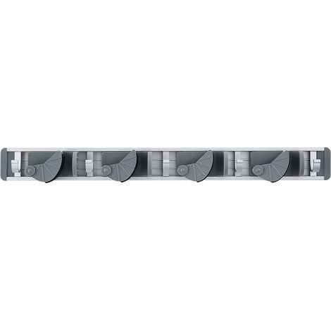 Soporte para herramientas Greenmill, aluminio, diámetro de tronzado de 15,8-24,5 mm, almacenamiento seguro, ideal para organizar tu taller o jardín