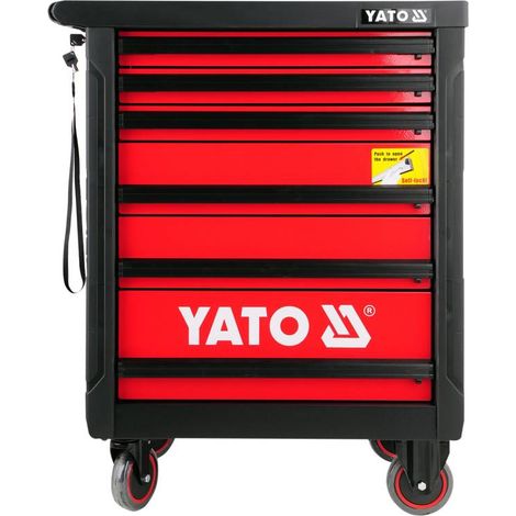 Yato YT-5530 armario móvil para herramientas rojo y negro (1/5)