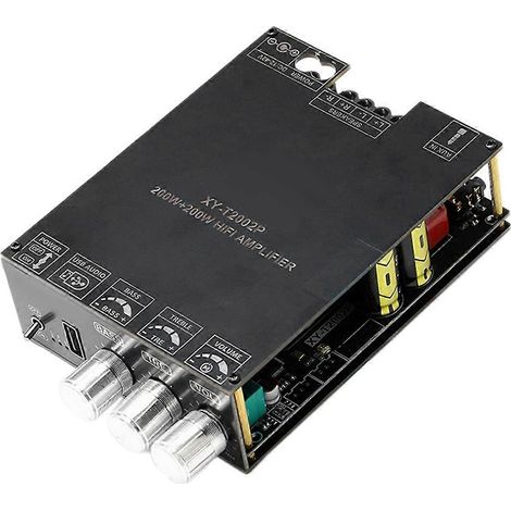Carte d'amplificateur de puissance numérique Bluetooth T2002P 200Wx2 (1/5)