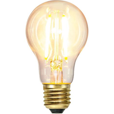 Lampe LED E27 A60 lueur douce dimmable 7W 2100K 700 lumens (1/3)