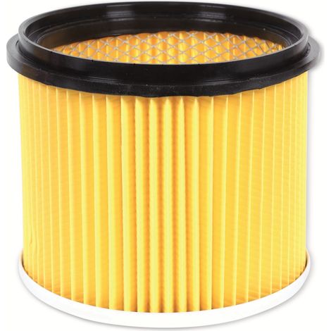 Einhell Gelber Faltenfilter für Nass- und Trockensauger (1/2)