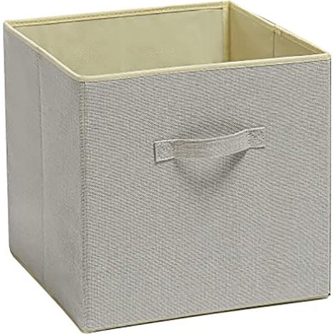 Bacs de rangement pliables en tissu pour placard, cubes de rangement, étagères pliables (1/5)