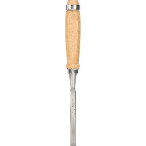 10 mm (0,39 Zoll) CrV-Holzgriff-Meißel, Holzbearbeitungswerkzeug (1/5)