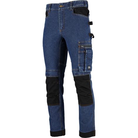 Jeans-Arbeitshose S Marineblau Jeans-Arbeitshose S Marineblau Marineblau 3XL