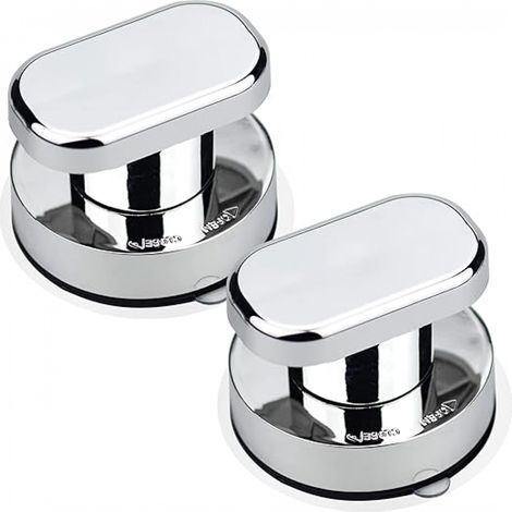 Lot de 2 poignées ventouse pour baie vitrée et tiroirs (1/5)