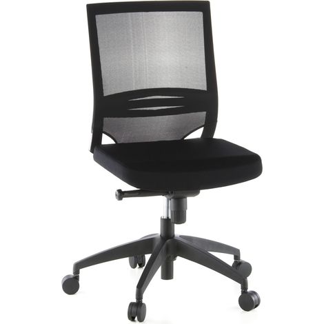 Bürostuhl / Chefsessel PORTO ECO Sitz Stoff / Rücken Netz schwarz hjh OFFICE