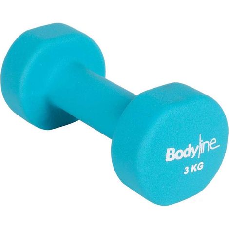 Manubrio in ghisa e neoprene antiscivolo e antiurto 3kg - home fitness