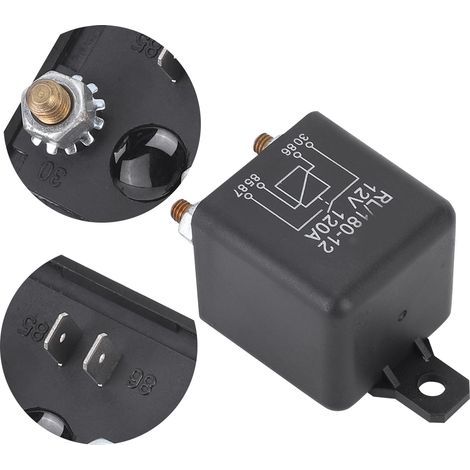 Hochleistungs-12V-Gleichstrom-4-Kontakt-TN686-120A-Anlasserrelais für Fahrzeuge