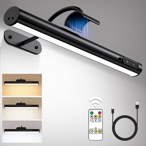Applique Murale Sans Fil Rechargeable USB 4000mAh,avec Télécommande (1/5)