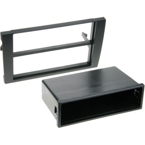 Support 2Din compatible avec Audi A4 B7 Seat Exeo 3R - Avec vide poche - Noir