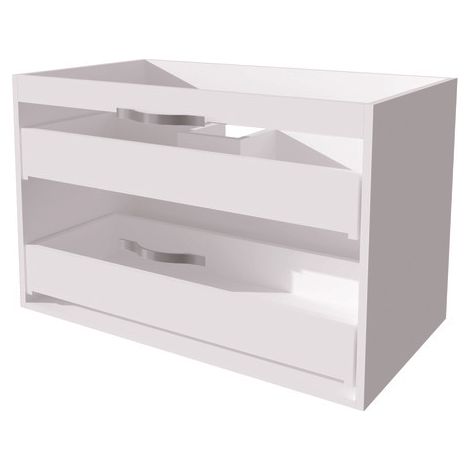 ONDEE - Conjunto Mueble + lavabo MIXY - 80cm - Blanco - melamina - Entregado en kit (1/5)