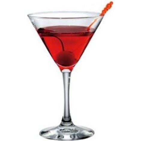 Set 12 Calici Bartender Liquore Martini Cocktail in Vetro 17 cl Bormioli