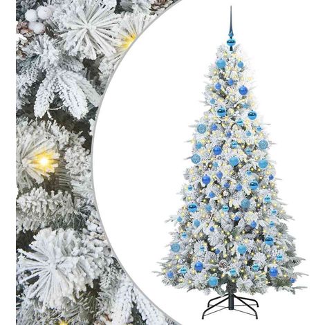Árbol de Navidad artificial con ramas articuladas 180 cm vidaXL