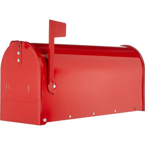 CASSETTA POSTALE SERIE AMERICA COLOR ROSSO L17xP48xH22 cm