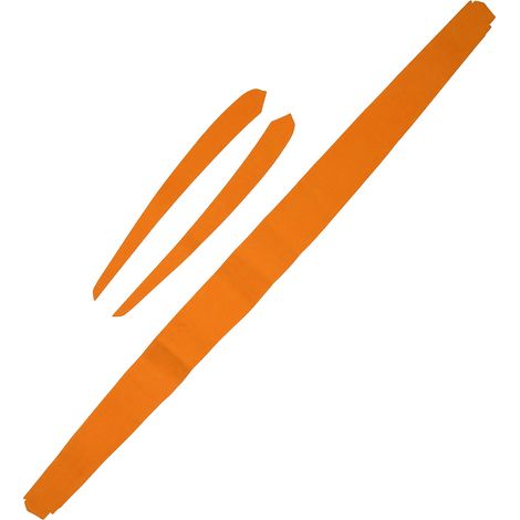 Türverkleidung innen, Armaturenbrettverkleidung aus weichem Wildleder, Ersatzteil für Tesla Model 3 Y (2019–2023), orange (1/5)